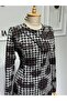 Women's New Season Combed Cotton Collar Patterned Mother's Dress - 2