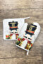2-Piece Kitchen Glove Set Soldier Pattern Heat Insulated Oven Pot Tray Holder Set - 2