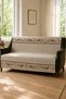 Multi-Purpose Modern Bohemian Velvet Sofa Cover,Sofa Bed Cover Picnic Cover Tablecloth Non-Slip Sponge-Backed - 2