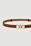 Adjustable Buckle Belt - Tan - 2