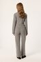 Gold Buttoned V-Neck Tricot Cardigan - 3