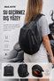 Waterproof Foldable Motorcycle Backpack Helmet-Friendly Bag 25 Liters - 3