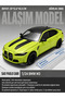 1:24 Scale Bmw G80 M3 Csl Lci Diecast Metal Model Car Yellow - Opening Doors and Detailed Engine - 2
