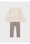 Girl's Leggings and Long Sleeve T-Shirt Set 4734 - 4