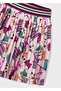 Girl's Printed Pleated Skirt 4903 - 5