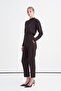 High Waisted Carrot Cut Brown Trousers 0199 - 2