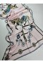 Luxury Voile Silk Shawl Scarf Horse Patterned Double Sided 70 X 180 cm - 2