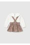 Baby Girl Suspender Skirt and Blouse Set 2950 - 3