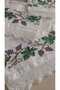 200 X 100 Skirt 1 Piece 80 X 41 Pillow 2 Pieces Hand-Embroidered Dowry Set - 2