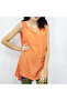 Women's Orange Polka dot Blouse - 6