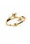 Leaf clover Kids Bangle – 18K Gold Plated Stainless Steel, PVD Coated & Tarnish Resistant(Size-02) - 4