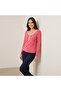 Women's Pink Long Sleeve T-Shirt - 4