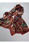Luxury Voile Silk Shawl Scarf with Horse Pattern Double Sided 70 X 180 cm - 3