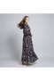 Women's Round neck Long sleeve Maxi Dress - 6