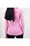 Women's Pink V-Neck T-Shirt - 3