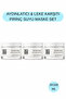 Brightening Tone Equalizing Anti-Blemish Mask Set Containing Fermented Rice Water 3X100 ml