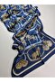 Luxury Voile Silk Shawl Scarf with Horse Pattern Double Sided 70 X 180 cm - 3