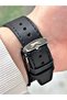 Automatic Black Color 5 Atm 36 Hours Power Reserve Steel Case Genuine Leather Men's Wristwatch 2435Slz - 4