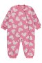 Heart Print 2.5 Tog 2-5 Years Old Sleeping Bag - Pink