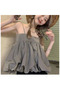 Women's Spaghetti Strap Blouse - 3