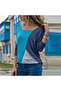 Women's Geometric pattern Long Sleeve Blouse - 4