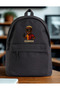 Osi̇mhen Mask School, Lecture, Course, Classroom Unisex Black Backpack