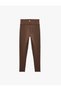 Slim Fit Sports Leggings with High Waist Stitching Detail - 6