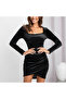 Women's Long sleeve Mini Dress - 3