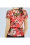 Women's Floral Scoop neck Short Sleeve T-Shirt - 5