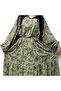 Women's Floral Long sleeve Maxi Dress - 2