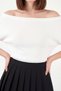 Madonna Collar Bat Sleeve Knitwear Blouse Women's Bluz 5866892 - 6
