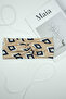 Beige Patterned Cross-Tied Lycra Headband - 4