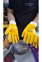 Fliqa Sg61 Plus Full Nitrile Coated Yellow Heavy Duty Work Gloves - Construction, Carpentry and Stone Laying Gloves 1Box (216Pairs) - 3
