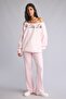 Oversize Cut-Out Boat Neck Printed Sweatshirt I0214Ax26Wn - 4