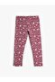 Girl's Tights 7Wkg40005Ak Pink Patterned