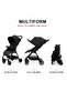 2-in-1 Reversible Travel Stroller for Baby and Toddler One-click Foldable Baby Pram Multi-Position Recline Umbrella Stroller with Shock-Absorbing System 5-Point Safety Harness & Sun Visor Canopy - 6