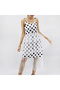 Women's Polka dot Dress - 8