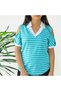 Women's Striped V-Neck T-Shirt
