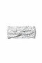 White and Black Patterned Cross-Tied Lycra Hair Band