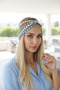 Colorful Patterned Cross-Tied Lycra Hair Band - 3