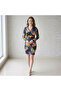 Women's Geometric pattern Bodycon Long sleeve Dress