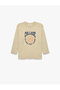 Cotton Crew Neck Basketball Printed Long Sleeve T-Shirt