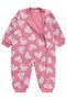 Heart Print 2.5 Tog 2-5 Years Old Sleeping Bag - Pink - 3