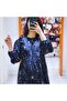 Women's Floral Long sleeve Maxi Dress - 5