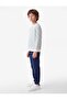 Long Sleeve Crew Neck Striped Sweatshirt - 3
