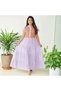 Women's Purple Floral Maxi Dress