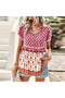 Women's Pink Floral T-Shirt - 5