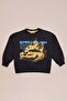 Car Printed Boy's Sweatshirt - 3