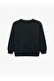 Cotton Long Sleeve Crew Neck Printed Sweatshirt - 3