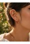 Ladybug Figured Women's Earrings Red Gold Color Bijouterie Design - 2